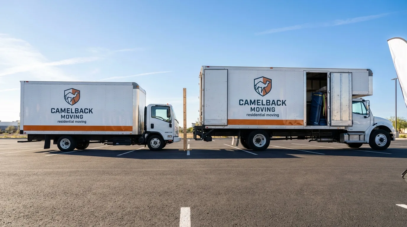 Moving truck size capacity guide in Walkersville